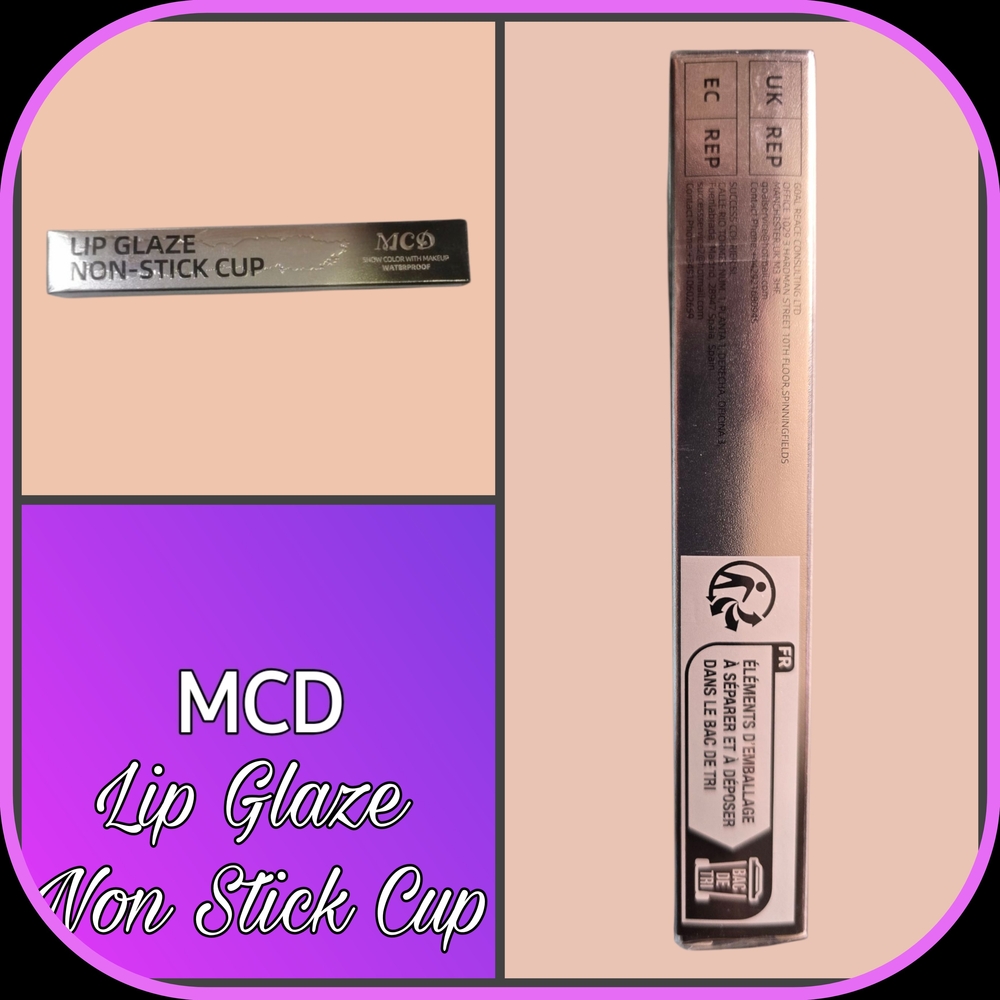 MCD~Lip Glaze Non-Stick Cup~ Elegant Silver~NEW